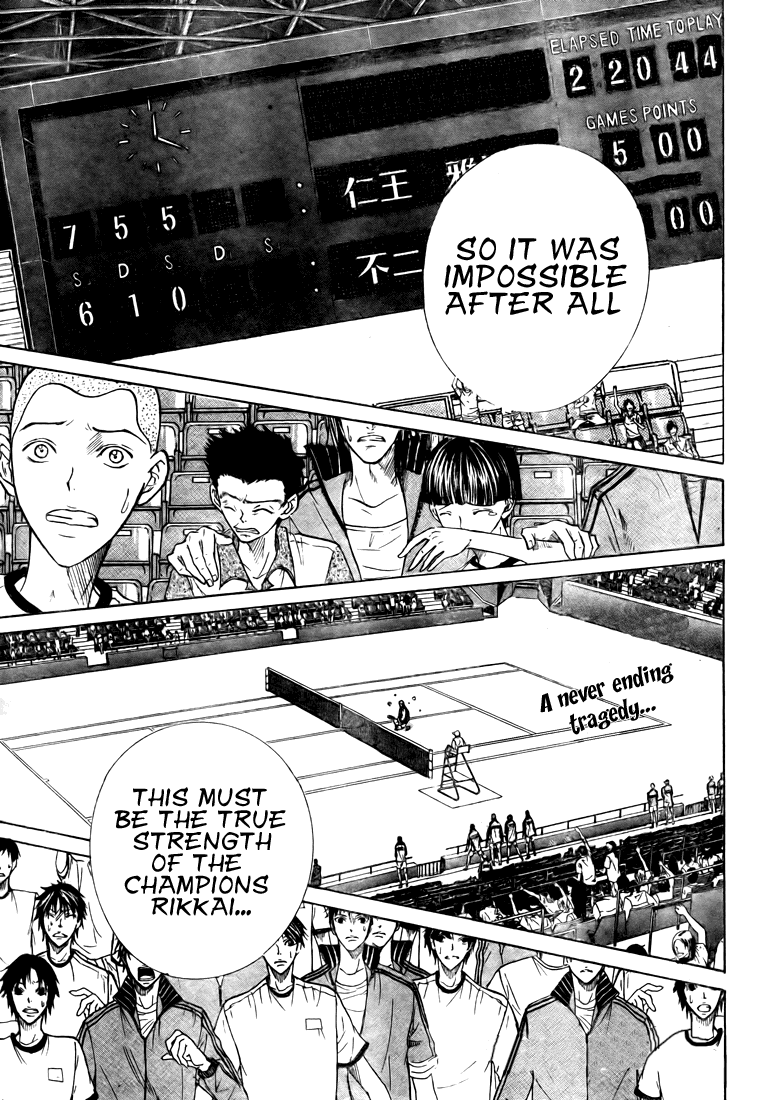Prince of Tennis Chapter 359 page 1 - Chapter 359: Nightmare