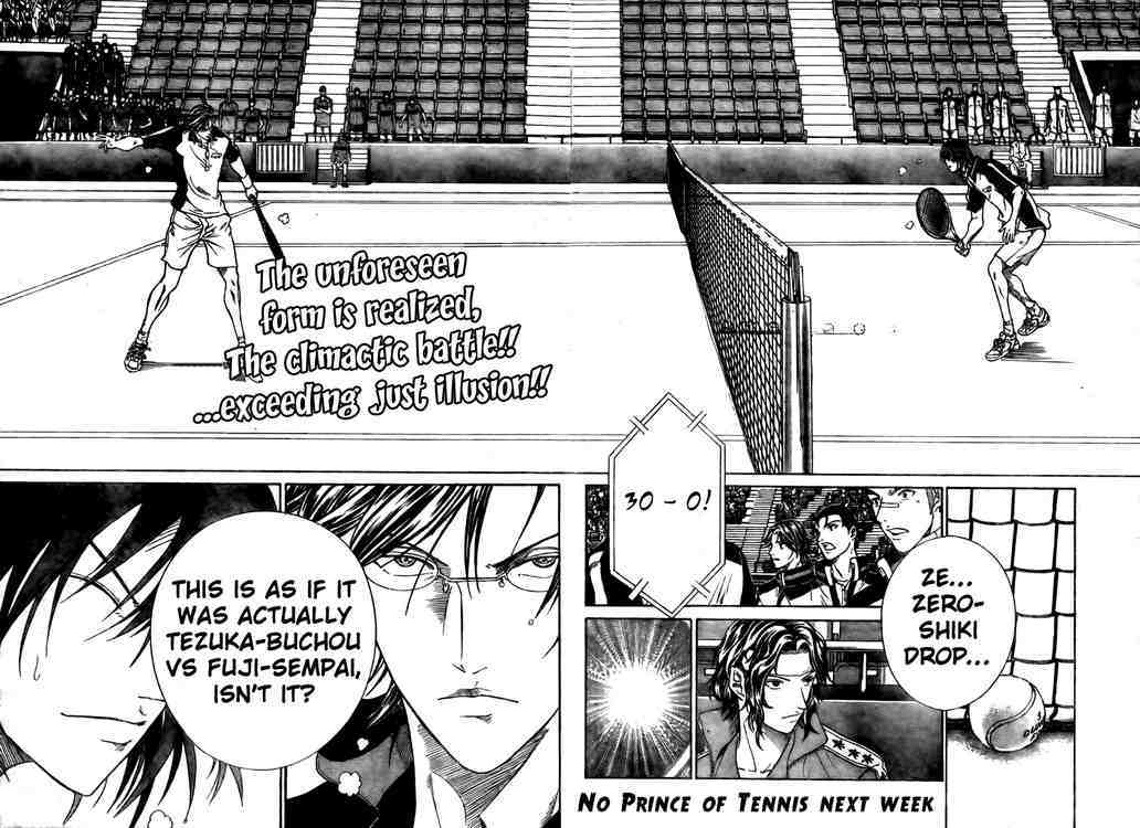 Prince of Tennis Chapter 360 page 15 - Chapter 360: Fuji Shyuusuke Vs Tezuka Kunimitsu