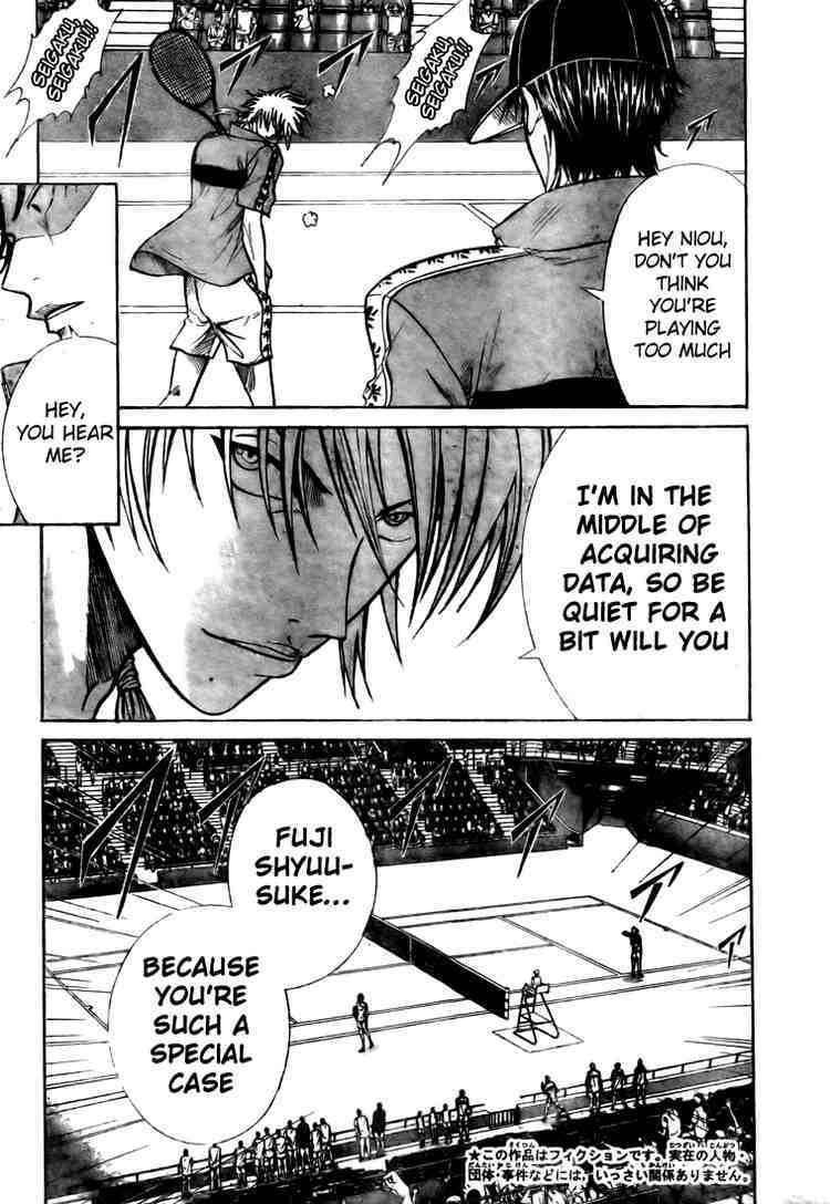 Prince of Tennis Chapter 360 page 2 - Chapter 360: Fuji Shyuusuke Vs Tezuka Kunimitsu