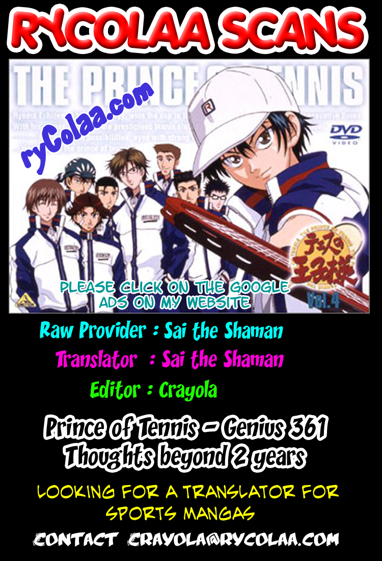 Prince of Tennis Chapter 361 page 16 - Chapter 361: Thoughts Beyond 2 Years