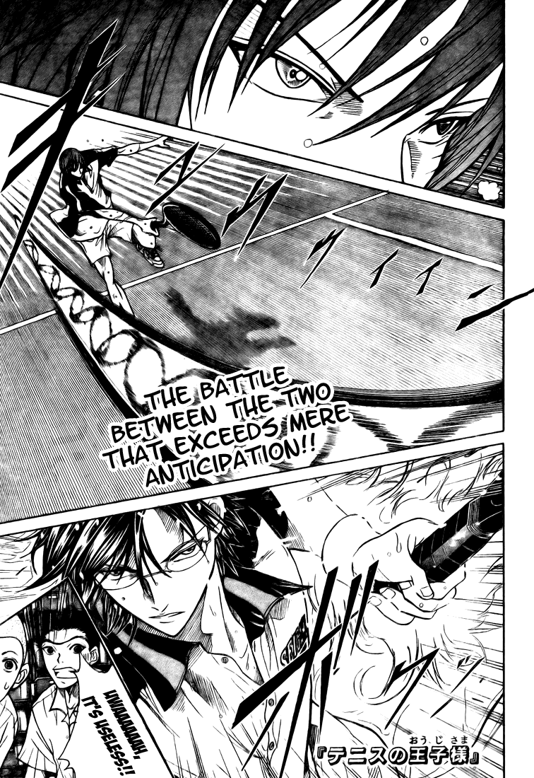 Prince of Tennis Chapter 362 page 1 - Chapter 362: Fuji Shuusuke's Greatest Wall ~ 2nd Match ~