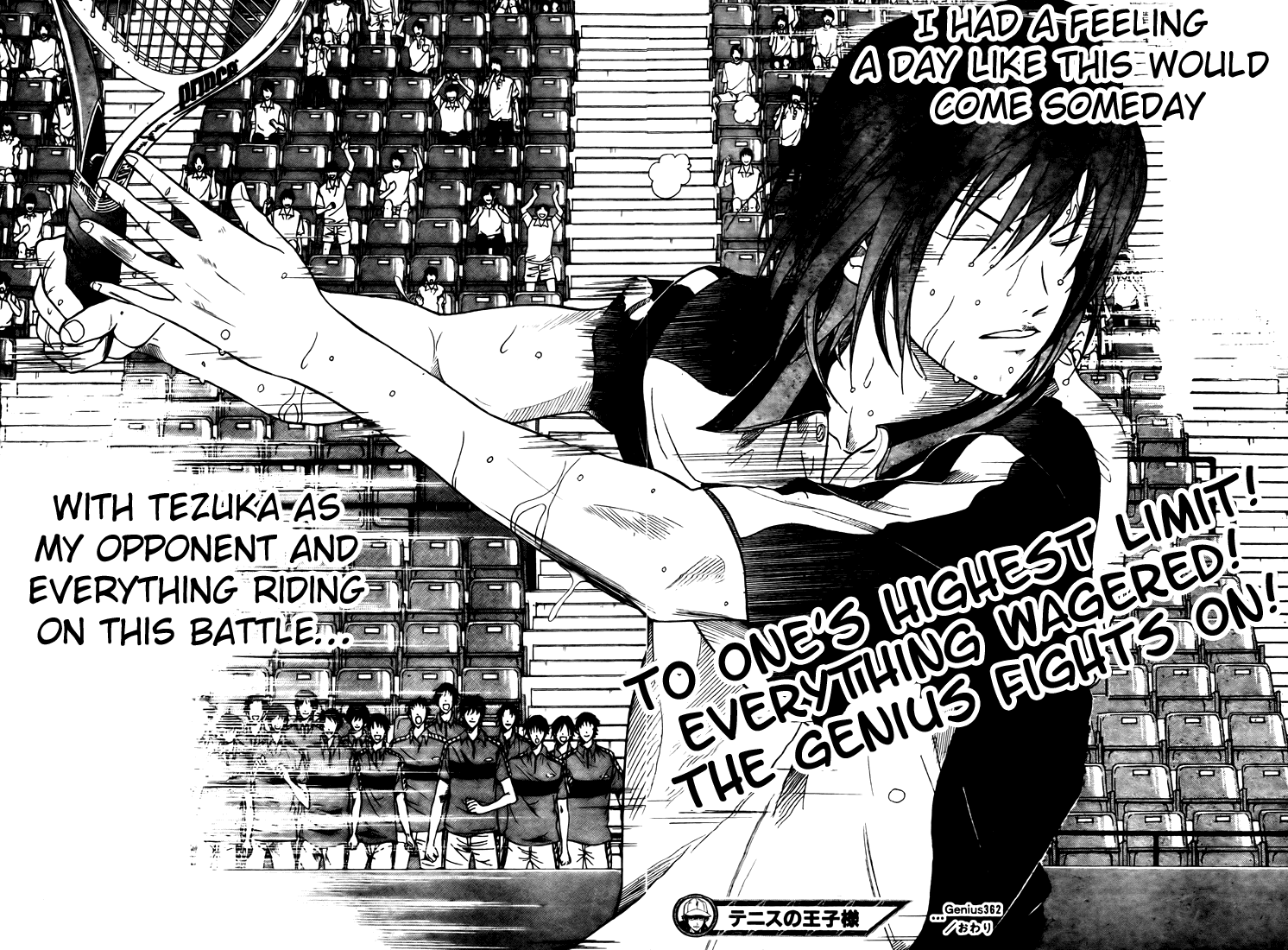 Prince of Tennis Chapter 362 page 14 - Chapter 362: Fuji Shuusuke's Greatest Wall ~ 2nd Match ~