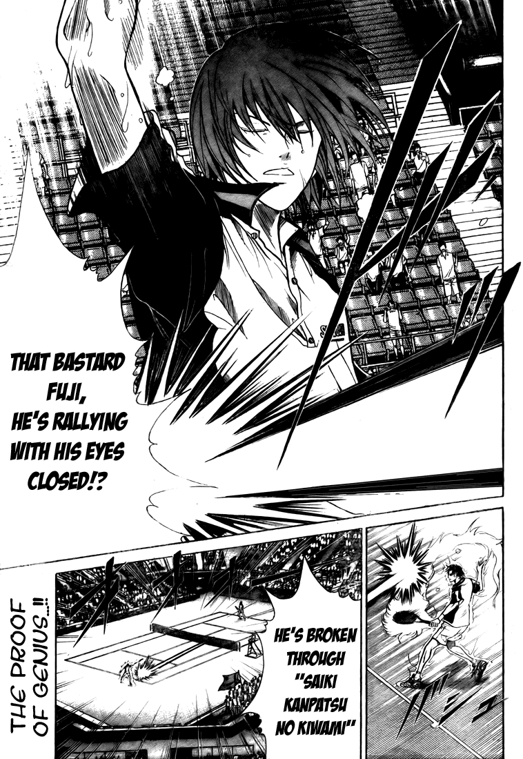 Prince of Tennis Chapter 363 page 1 - Chapter 363: With Closed Eyes, My heart feels you