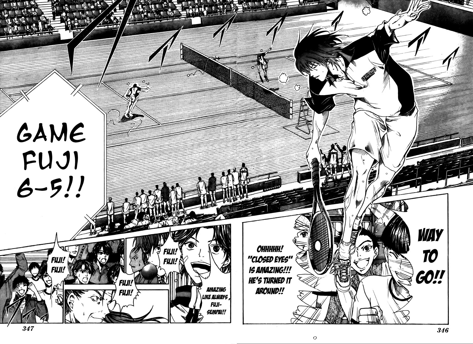 Prince of Tennis Chapter 363 page 10 - Chapter 363: With Closed Eyes, My heart feels you
