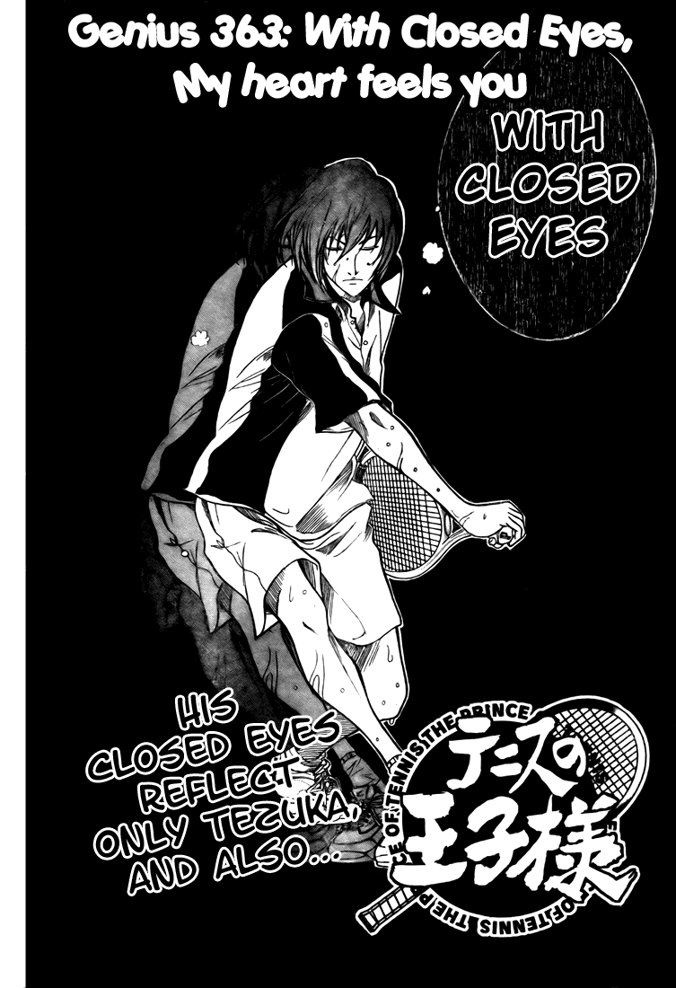 Prince of Tennis Chapter 363 page 2 - Chapter 363: With Closed Eyes, My heart feels you