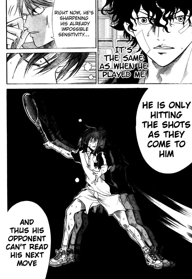 Prince of Tennis Chapter 363 page 4 - Chapter 363: With Closed Eyes, My heart feels you