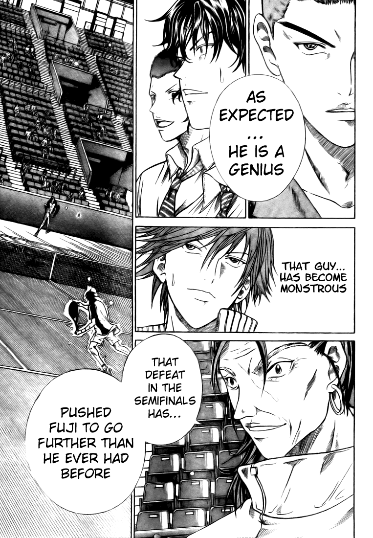 Prince of Tennis Chapter 363 page 9 - Chapter 363: With Closed Eyes, My heart feels you
