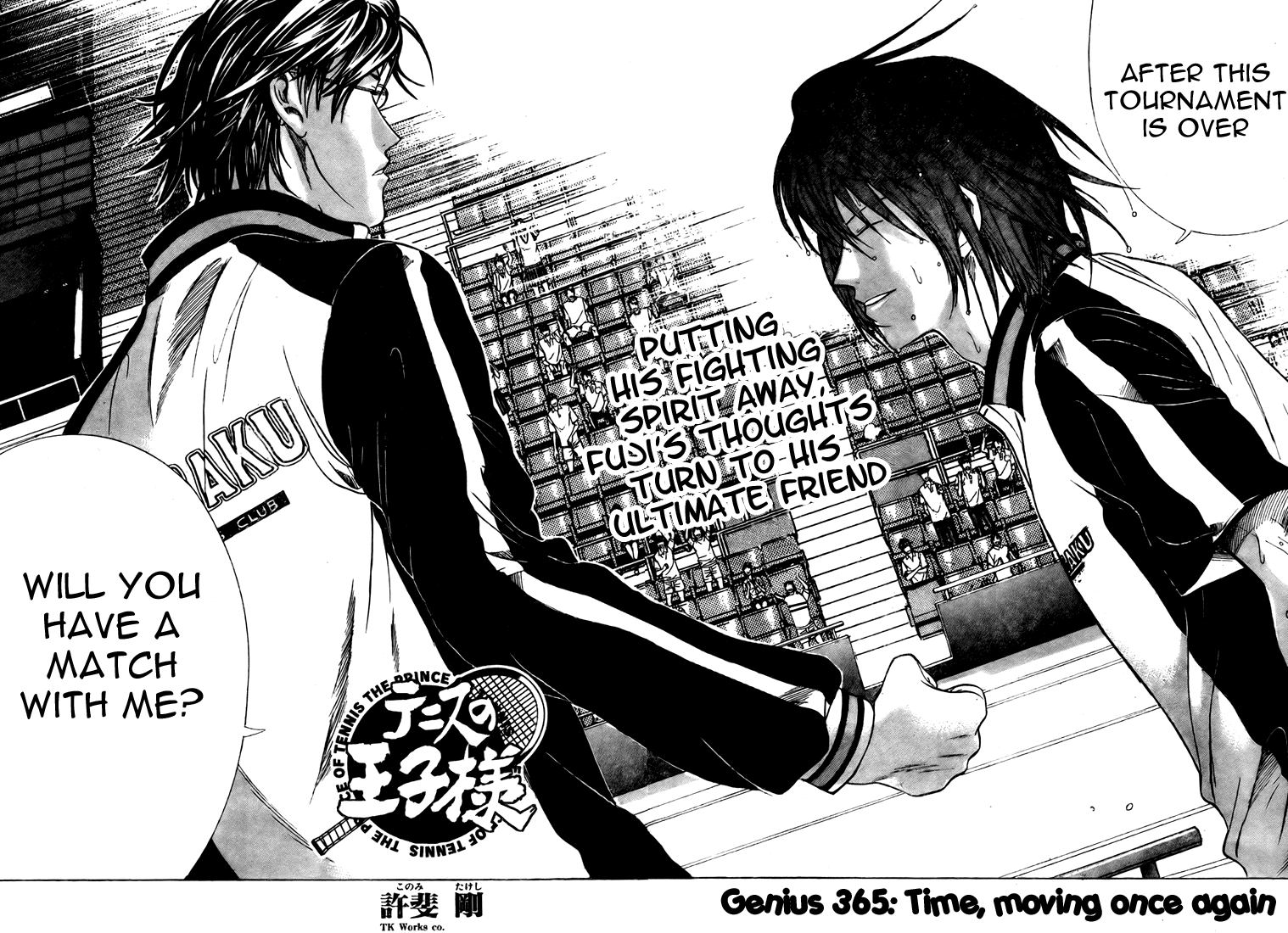 Prince of Tennis Chapter 365 page 2 - Chapter 365: Time, Moving Once Again