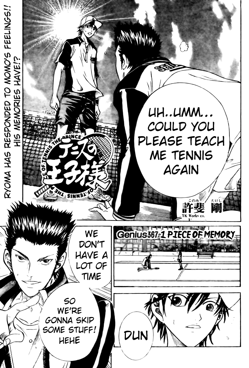 Prince of Tennis Chapter 367 page 1 - Chapter 367: 1 Piece of Memory