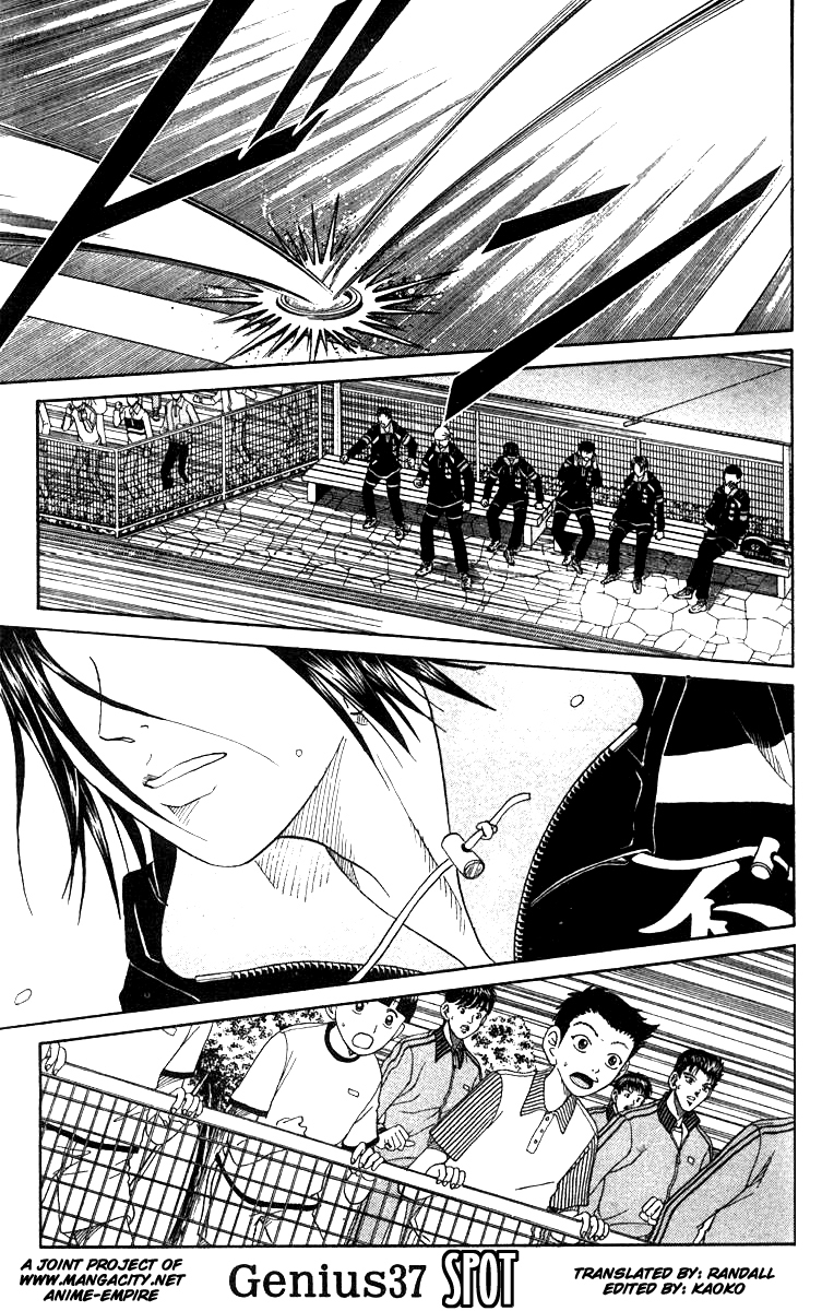 Prince of Tennis Chapter 37 page 1 - Chapter 37: Spot