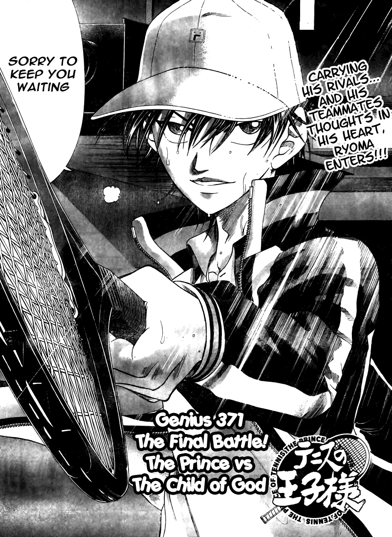 Prince of Tennis Chapter 371 page 6 - Chapter 371: The Final Battle! The Prince Vs The Child Of God