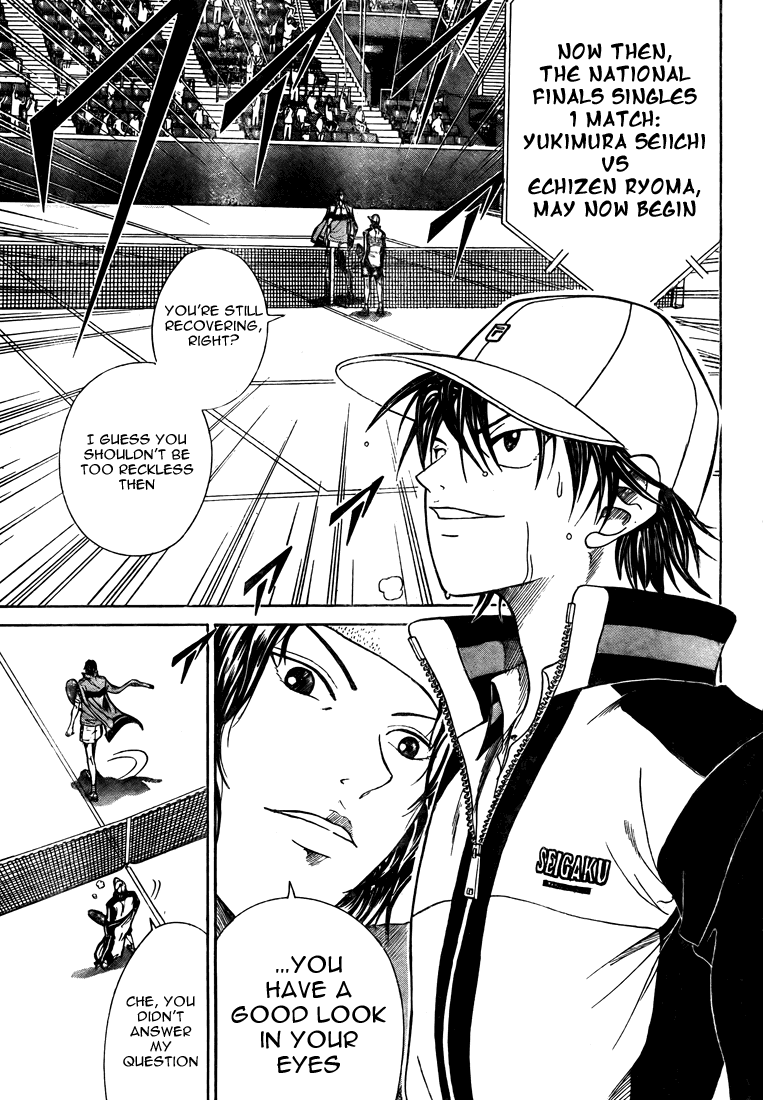 Prince of Tennis Chapter 371 page 8 - Chapter 371: The Final Battle! The Prince Vs The Child Of God