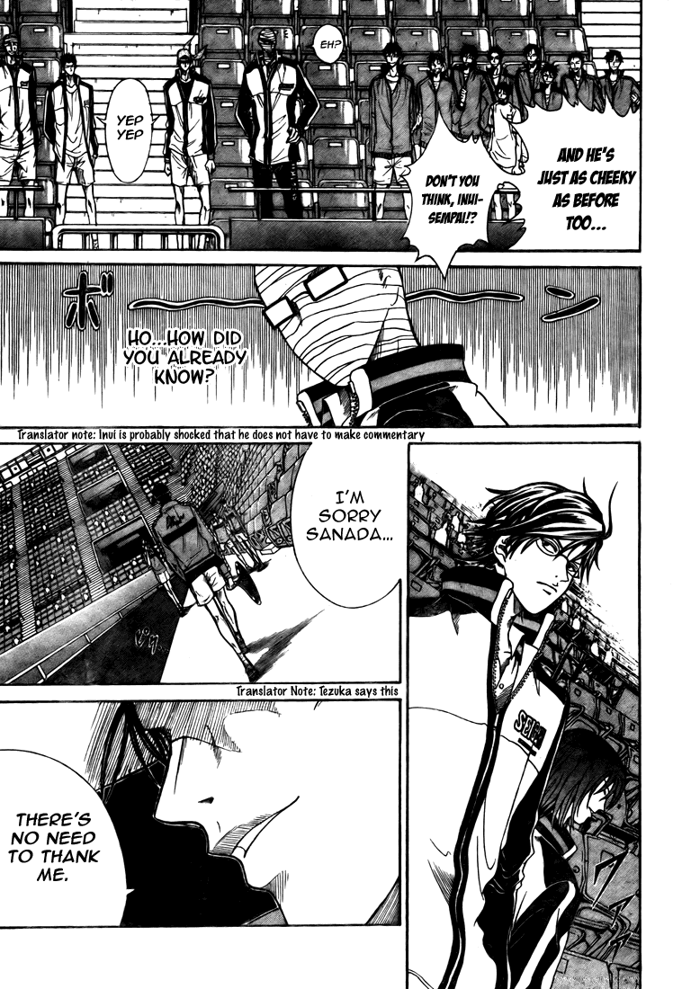 Prince of Tennis Chapter 372 page 4 - Chapter 372: The Final Battle! The Prince Vs The Child Of God -2-