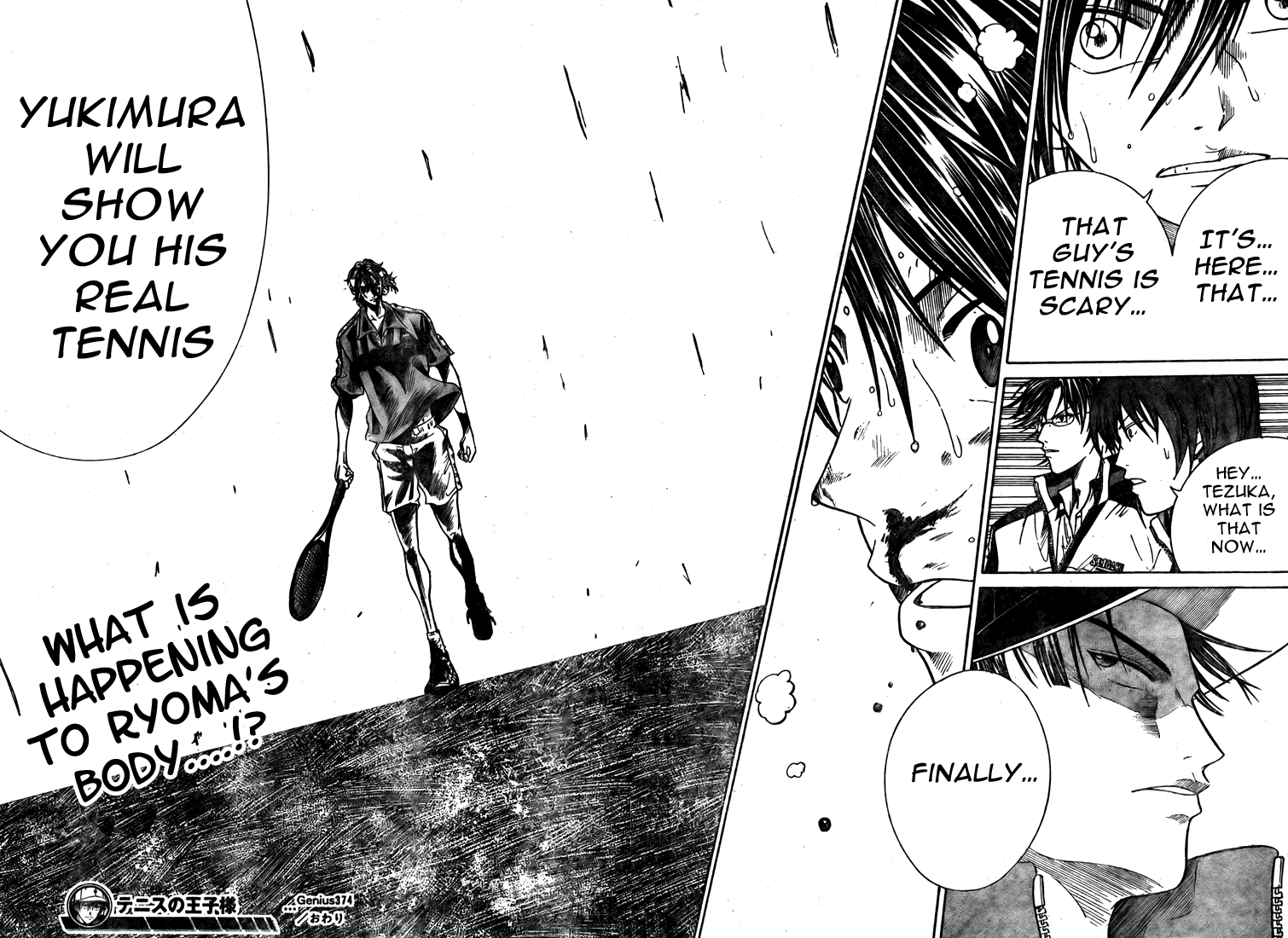 Prince of Tennis Chapter 374 page 16 - Chapter 374: The Final Battle! The Prince Vs The Child Of God -4-