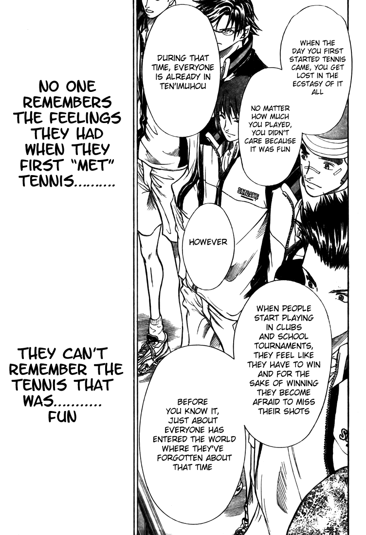 Prince of Tennis Chapter 378 page 8 - Chapter 378: The Final Battle! The Prince Vs The Child Of God -8-