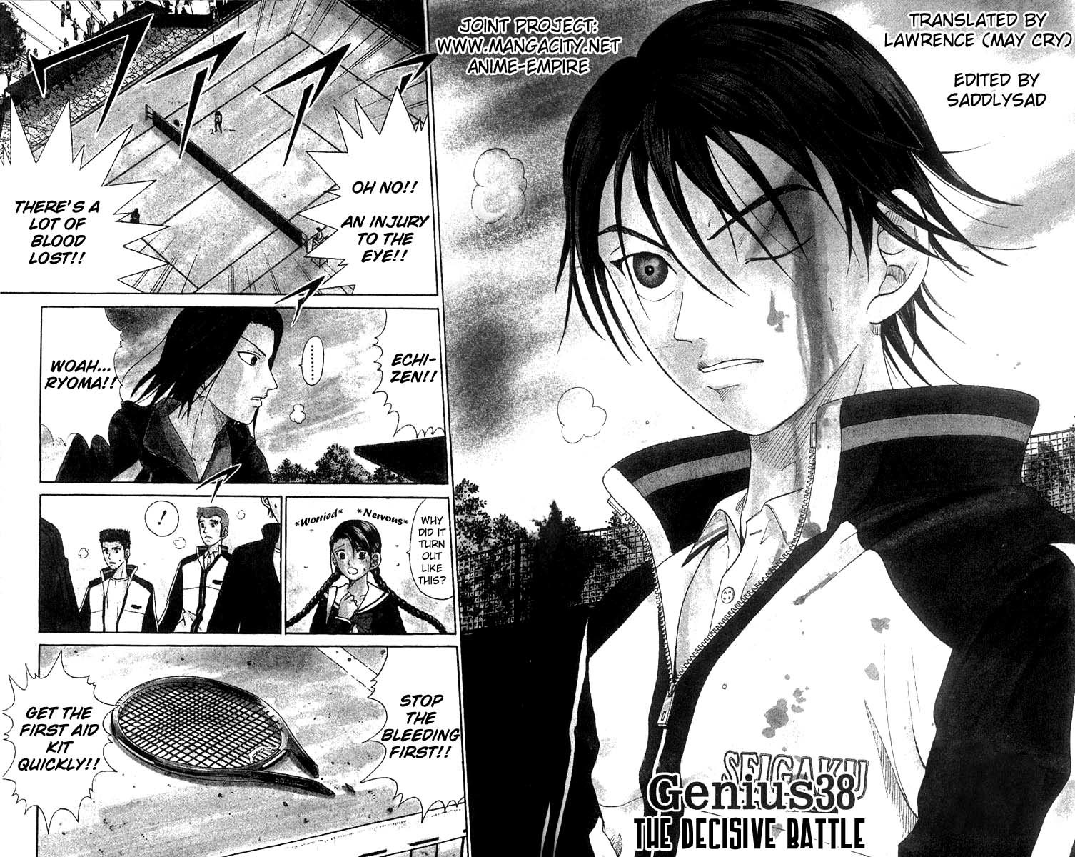 Prince of Tennis Chapter 38 page 2 - Chapter 38: The Decisive Battle