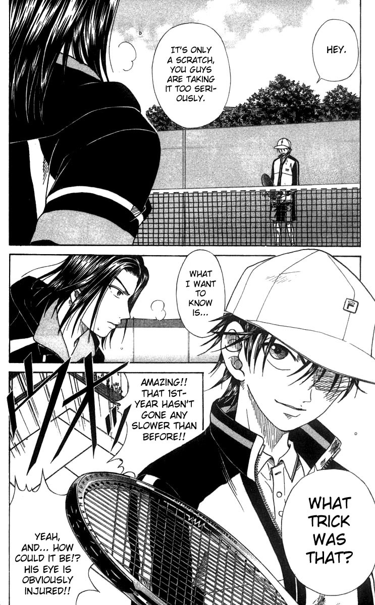 Prince of Tennis Chapter 39 page 2 - Chapter 39: 10-Minute Time Limit