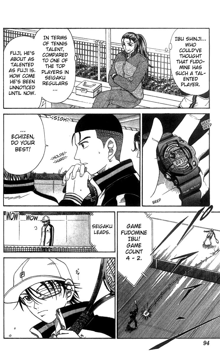 Prince of Tennis Chapter 39 page 6 - Chapter 39: 10-Minute Time Limit