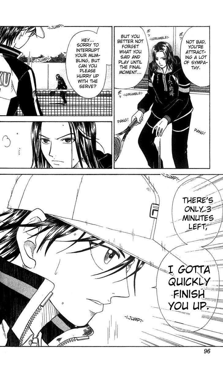 Prince of Tennis Chapter 39 page 8 - Chapter 39: 10-Minute Time Limit