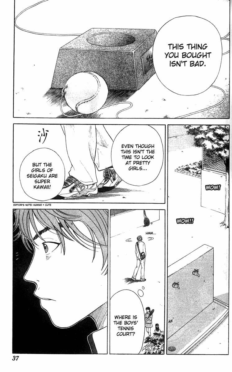 Prince of Tennis Chapter 44 page 9 - Chapter 44: 2 Weeks Before The Tokyo Tournament - The Preparation Of Each SChapter ..