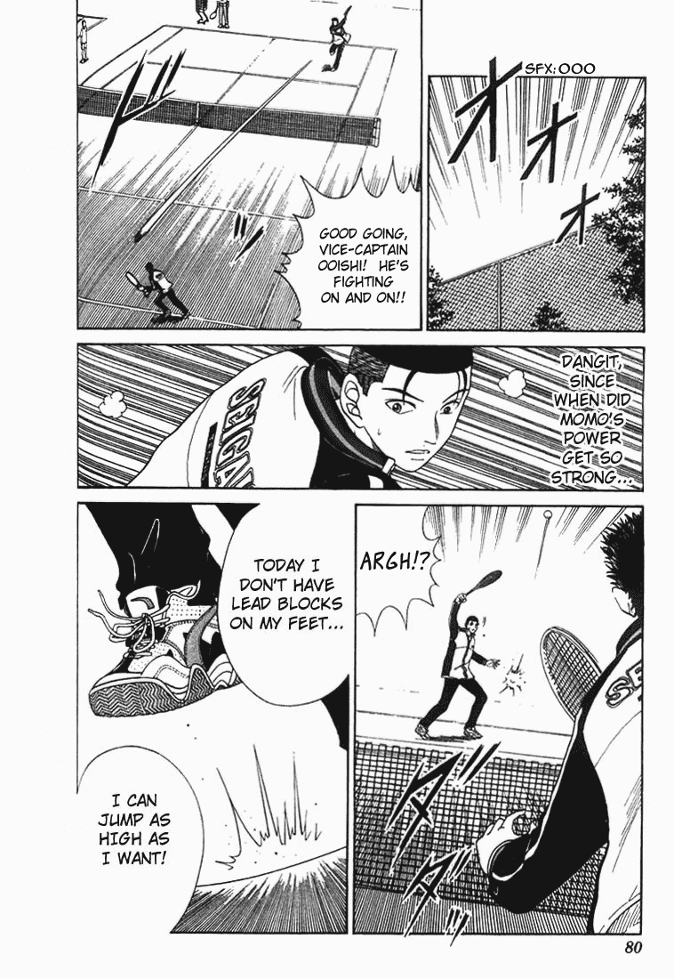 Prince of Tennis Chapter 46 page 12 - Chapter 46: Practice Heating Up! Half-court vs. Full-court, 5 Point Match 1