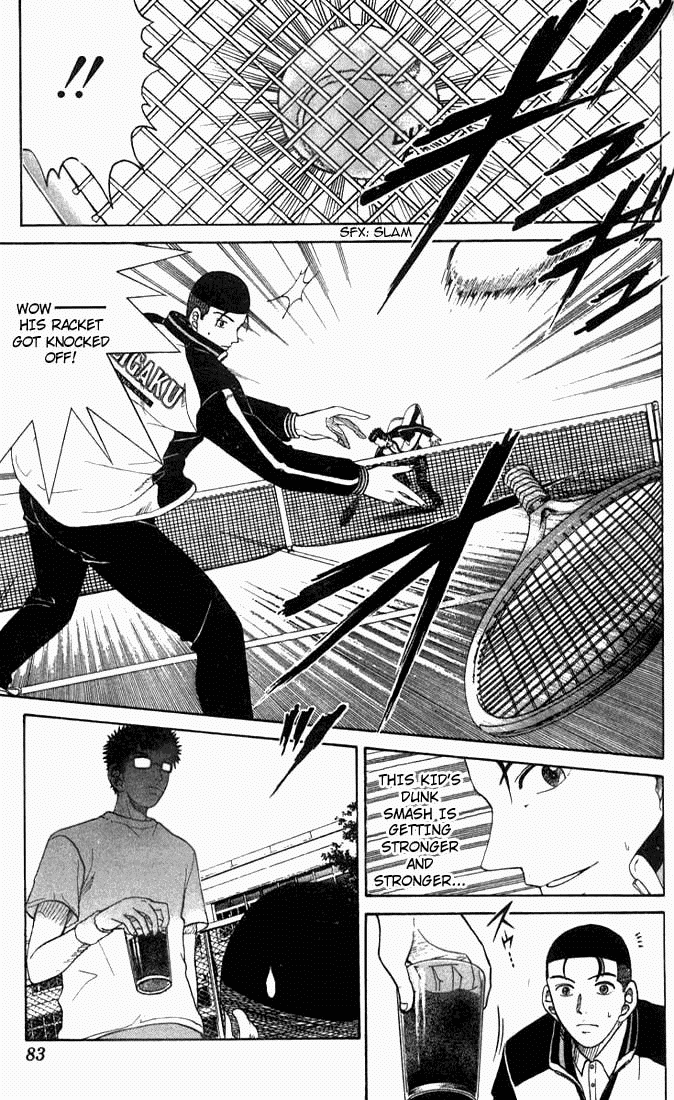 Prince of Tennis Chapter 46 page 15 - Chapter 46: Practice Heating Up! Half-court vs. Full-court, 5 Point Match 1