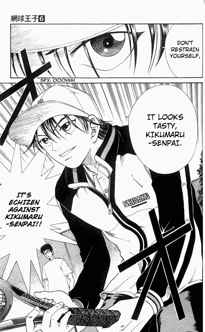 Prince of Tennis Chapter 46 page 19 - Chapter 46: Practice Heating Up! Half-court vs. Full-court, 5 Point Match 1