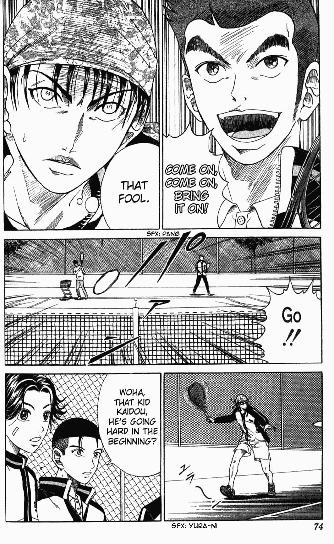 Prince of Tennis Chapter 46 page 6 - Chapter 46: Practice Heating Up! Half-court vs. Full-court, 5 Point Match 1