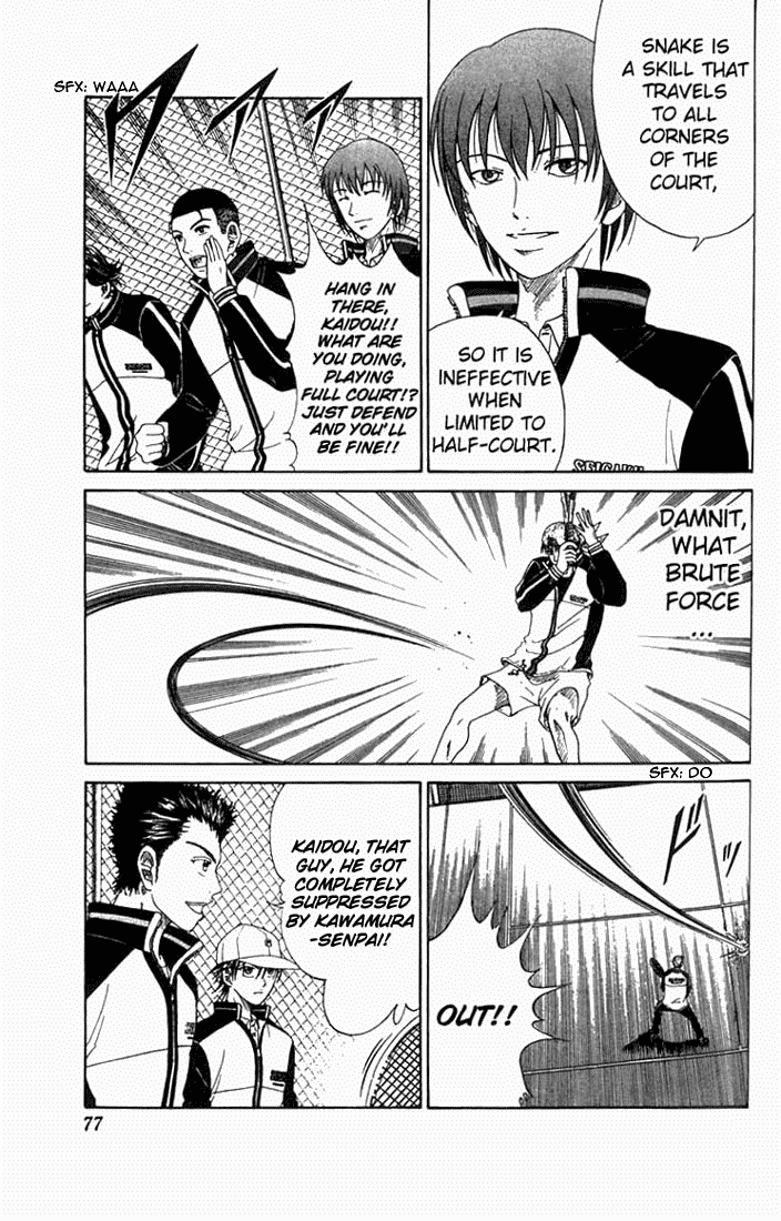Prince of Tennis Chapter 46 page 9 - Chapter 46: Practice Heating Up! Half-court vs. Full-court, 5 Point Match 1