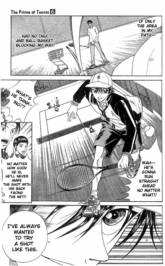 Prince of Tennis Chapter 47 page 11 - Chapter 47: Heated Training! Half-Court vs. Full-Court, A Match Of 5 Balls 2