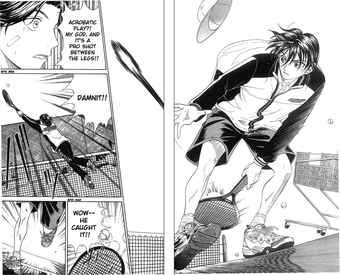 Prince of Tennis Chapter 47 page 12 - Chapter 47: Heated Training! Half-Court vs. Full-Court, A Match Of 5 Balls 2