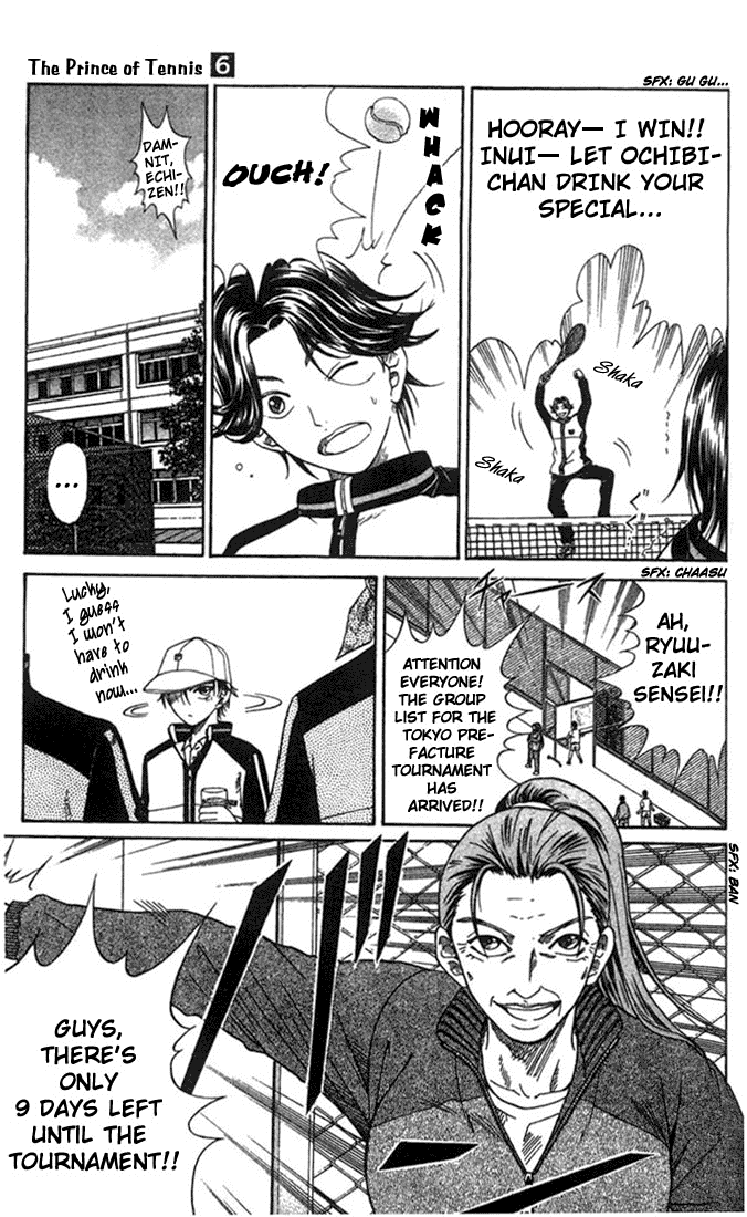 Prince of Tennis Chapter 47 page 14 - Chapter 47: Heated Training! Half-Court vs. Full-Court, A Match Of 5 Balls 2