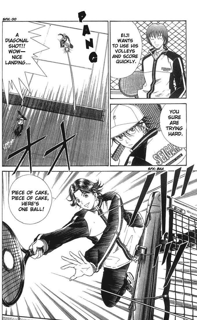 Prince of Tennis Chapter 47 page 4 - Chapter 47: Heated Training! Half-Court vs. Full-Court, A Match Of 5 Balls 2