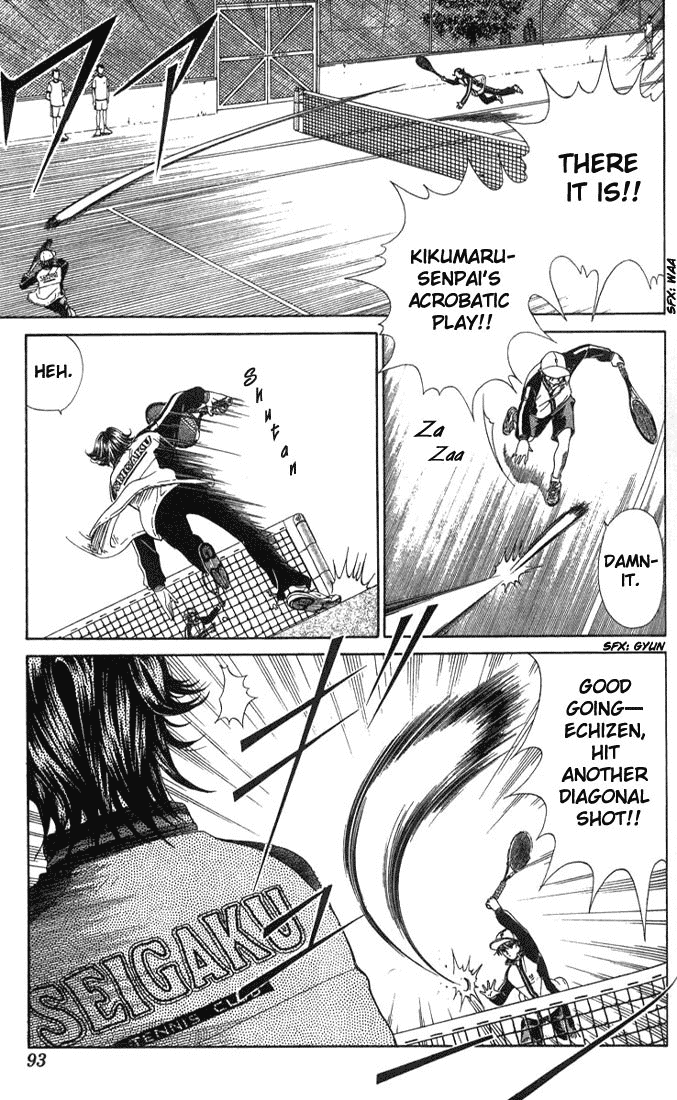 Prince of Tennis Chapter 47 page 5 - Chapter 47: Heated Training! Half-Court vs. Full-Court, A Match Of 5 Balls 2