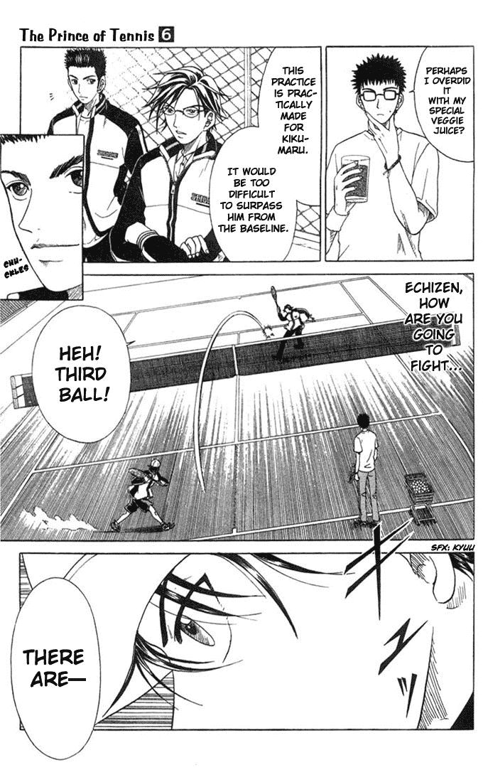 Prince of Tennis Chapter 47 page 7 - Chapter 47: Heated Training! Half-Court vs. Full-Court, A Match Of 5 Balls 2