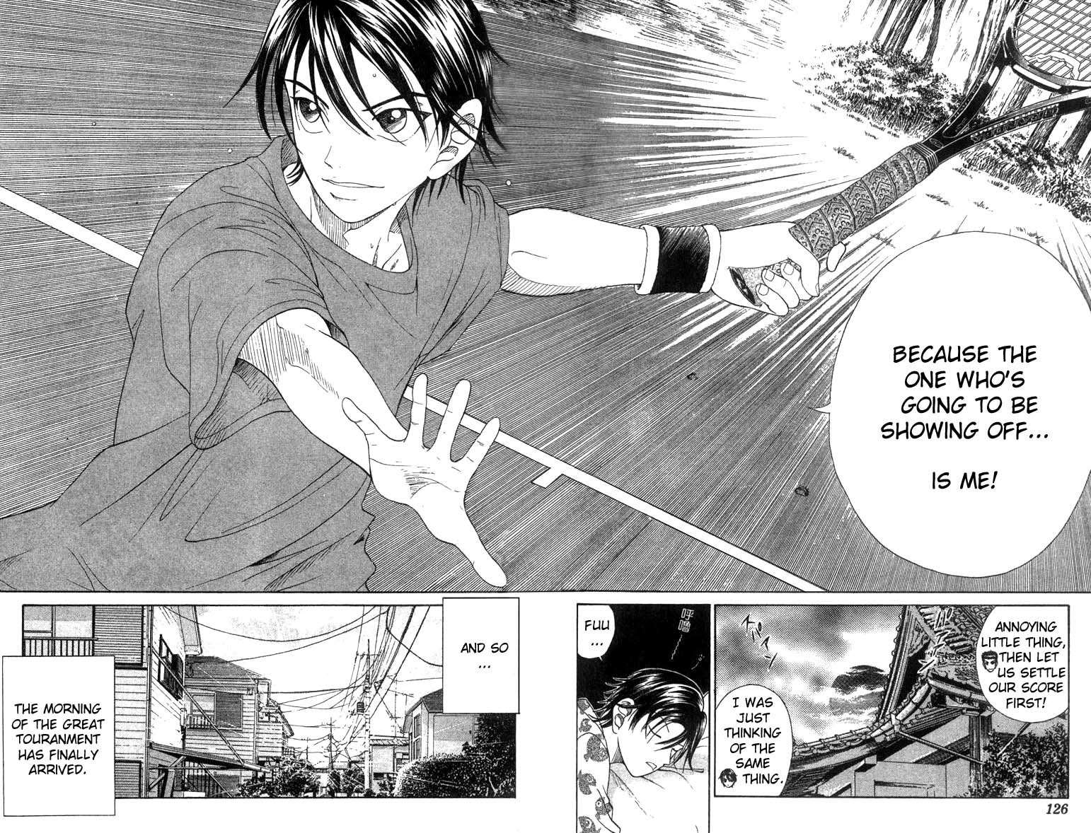 Prince of Tennis Chapter 48 page 17 - Chapter 48: The Day Before The Tokyo Tournament - Karupin's Big Venture -