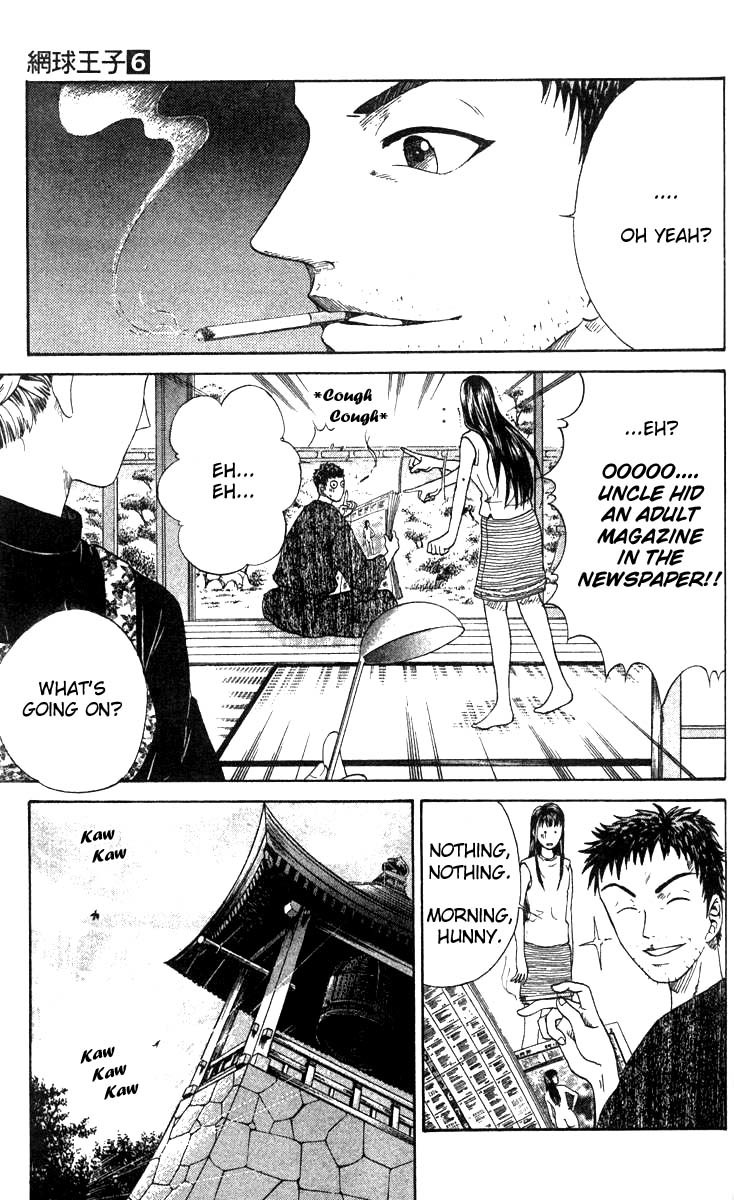 Prince of Tennis Chapter 48 page 3 - Chapter 48: The Day Before The Tokyo Tournament - Karupin's Big Venture -