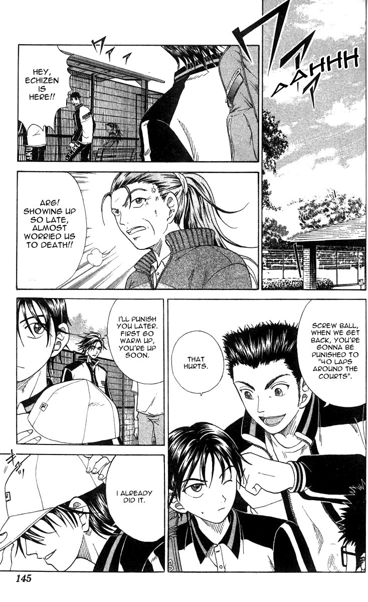 Prince of Tennis Chapter 49 page 17 - Chapter 49: Opening