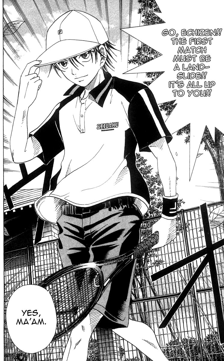 Prince of Tennis Chapter 49 page 18 - Chapter 49: Opening
