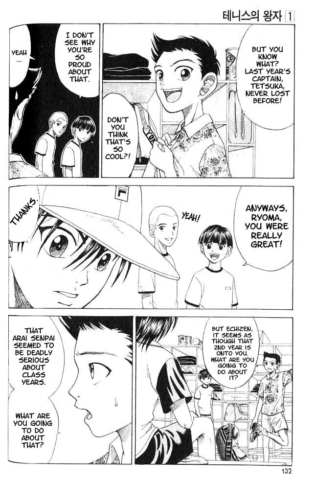 Prince of Tennis Chapter 5 page 4 - Chapter 5: The Dusty Racket