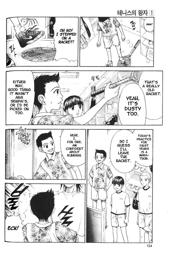 Prince of Tennis Chapter 5 page 6 - Chapter 5: The Dusty Racket