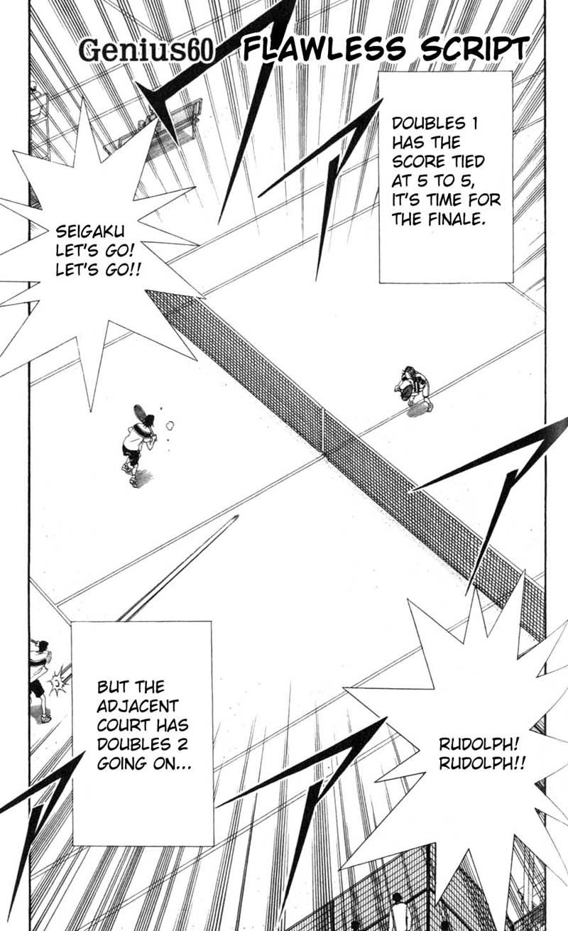 Prince of Tennis Chapter 60 page 1 - Chapter 60: Flawless Script