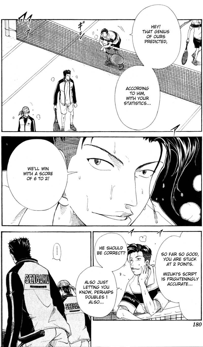 Prince of Tennis Chapter 60 page 11 - Chapter 60: Flawless Script