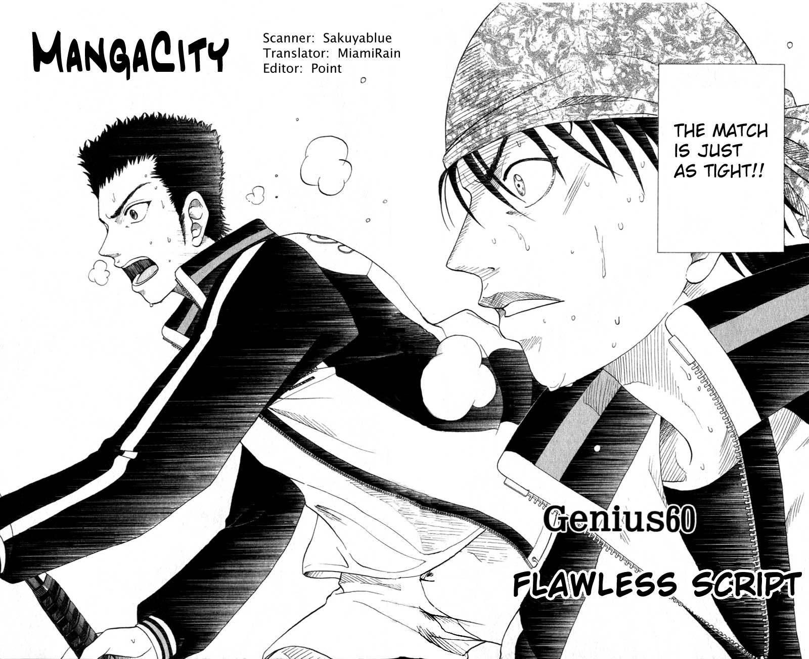Prince of Tennis Chapter 60 page 2 - Chapter 60: Flawless Script