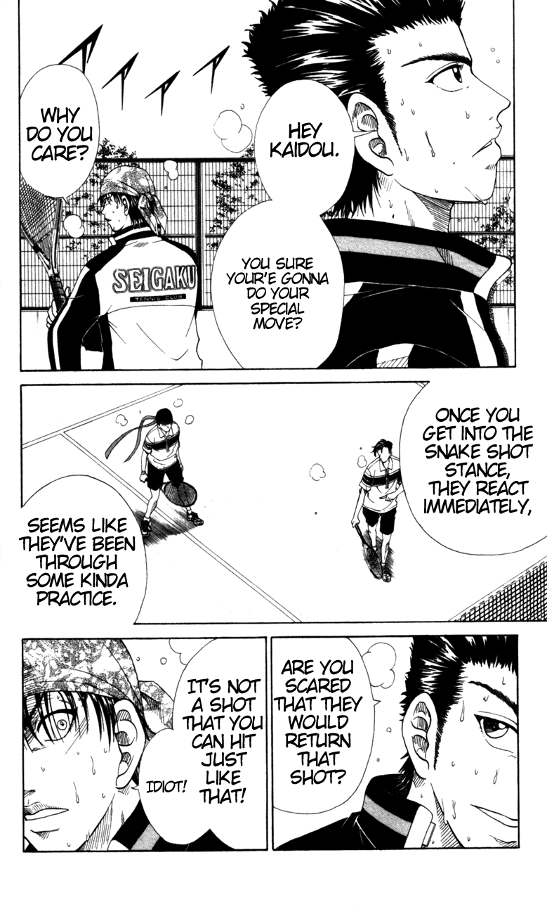 Prince of Tennis Chapter 64 page 14 - Chapter 64: In and Out of the Court