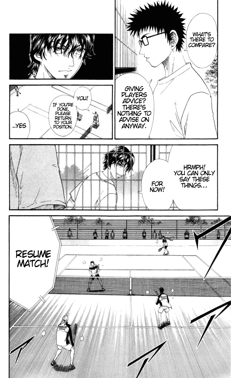 Prince of Tennis Chapter 64 page 8 - Chapter 64: In and Out of the Court