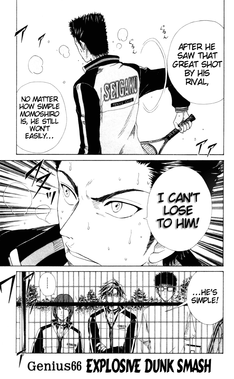 Prince of Tennis Chapter 66 page 1 - Chapter 66: Explosive Dunk Smash