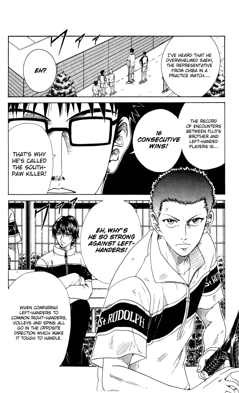 Prince of Tennis Chapter 69 page 4 - Chapter 69: Left-hander Vs Left-hander