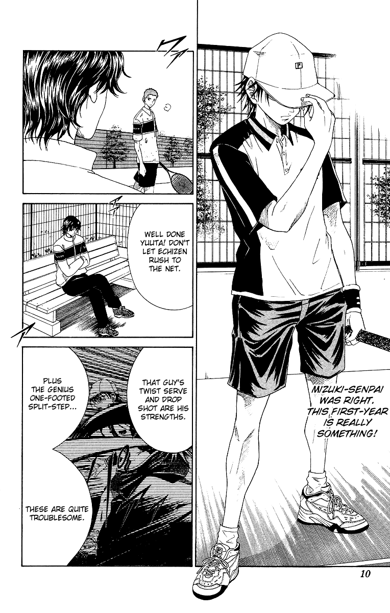 Prince of Tennis Chapter 70 page 10 - Chapter 70: Gaze at the Target!