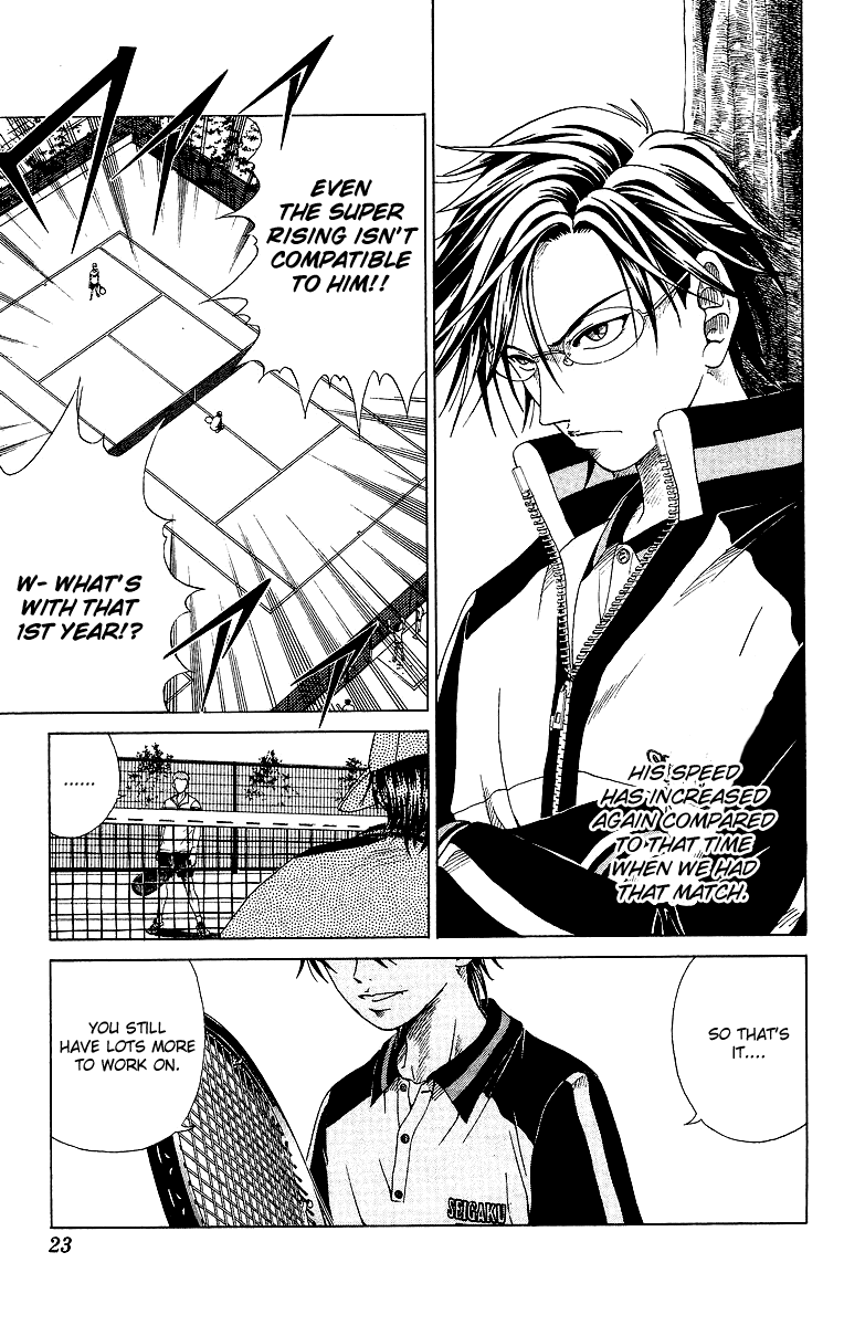 Prince of Tennis Chapter 70 page 21 - Chapter 70: Gaze at the Target!